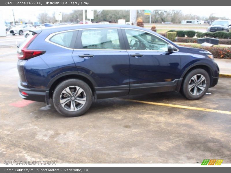 Obsidian Blue Pearl / Gray 2020 Honda CR-V LX