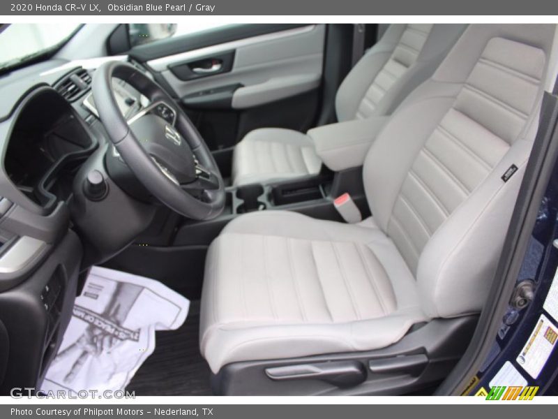 Obsidian Blue Pearl / Gray 2020 Honda CR-V LX