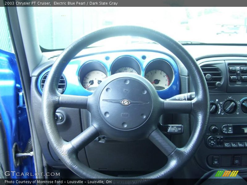 Electric Blue Pearl / Dark Slate Gray 2003 Chrysler PT Cruiser