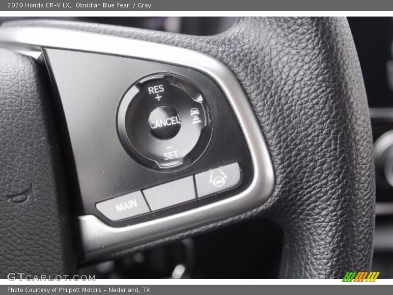 Obsidian Blue Pearl / Gray 2020 Honda CR-V LX