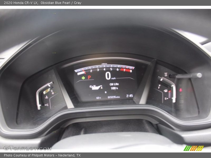 Obsidian Blue Pearl / Gray 2020 Honda CR-V LX