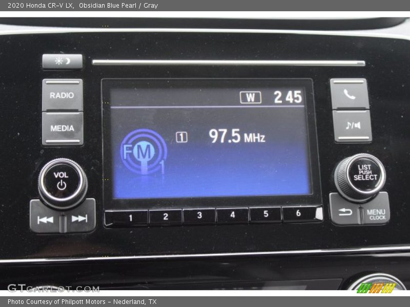 Obsidian Blue Pearl / Gray 2020 Honda CR-V LX