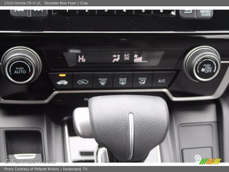 Obsidian Blue Pearl / Gray 2020 Honda CR-V LX