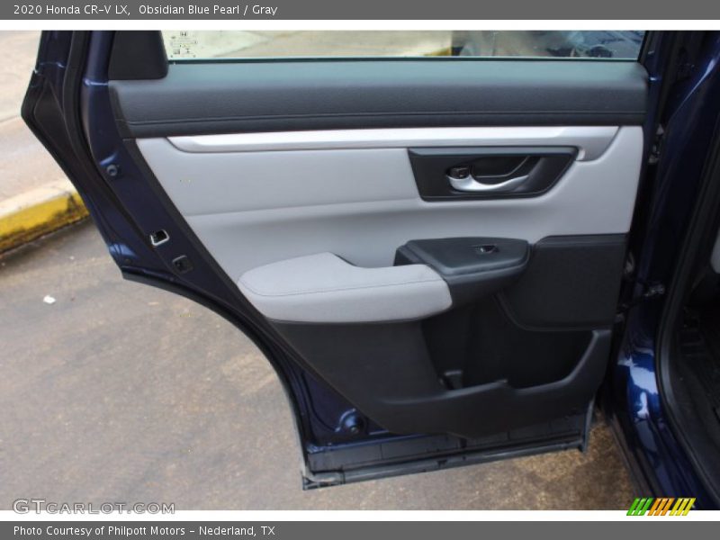Obsidian Blue Pearl / Gray 2020 Honda CR-V LX