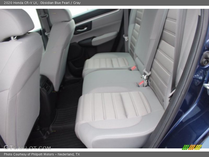 Obsidian Blue Pearl / Gray 2020 Honda CR-V LX