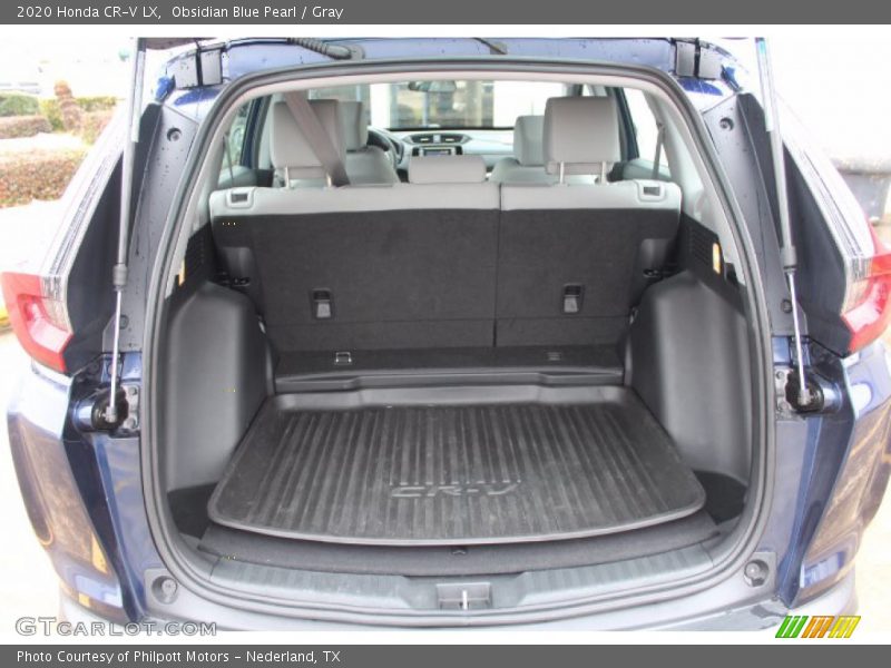 Obsidian Blue Pearl / Gray 2020 Honda CR-V LX