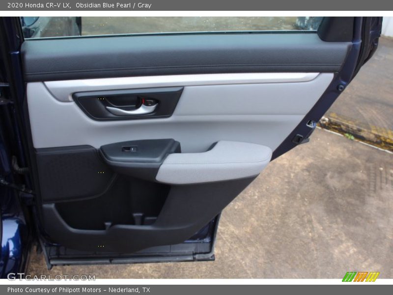 Obsidian Blue Pearl / Gray 2020 Honda CR-V LX