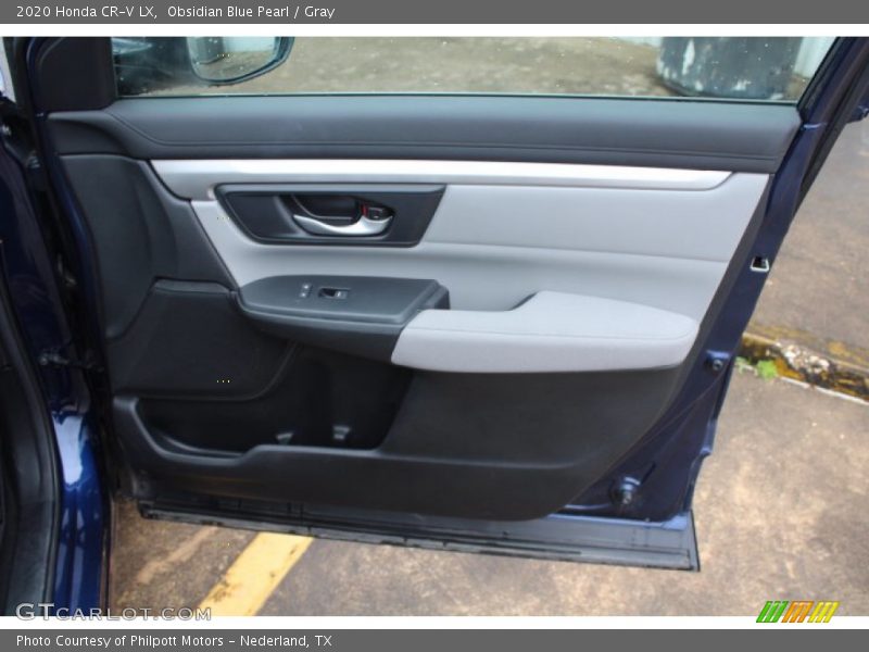 Obsidian Blue Pearl / Gray 2020 Honda CR-V LX