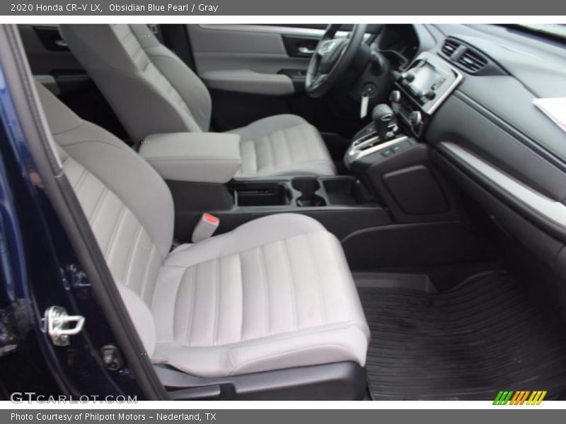 Obsidian Blue Pearl / Gray 2020 Honda CR-V LX