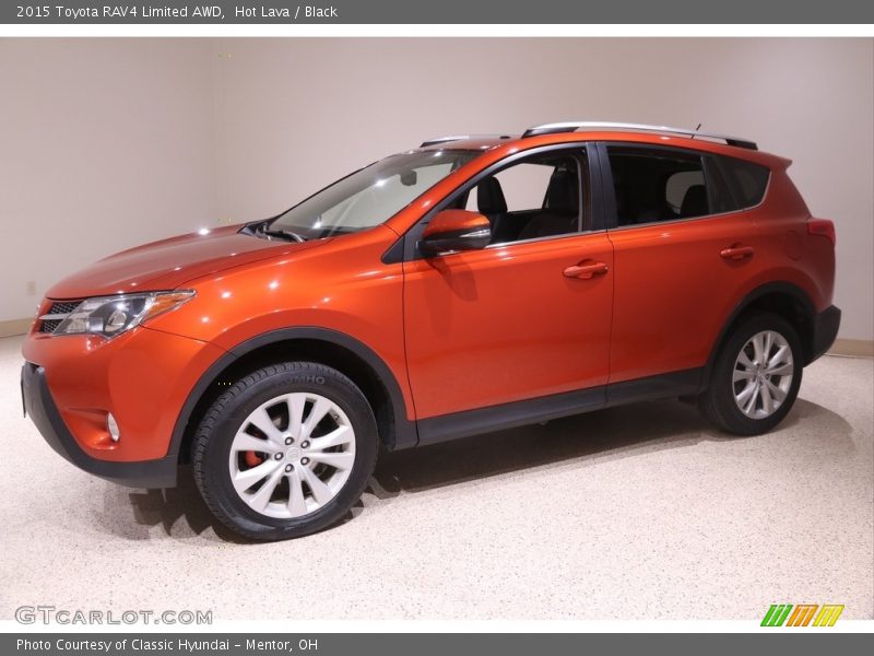 Hot Lava / Black 2015 Toyota RAV4 Limited AWD