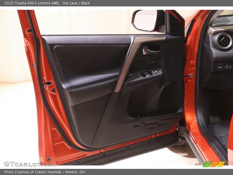 Hot Lava / Black 2015 Toyota RAV4 Limited AWD