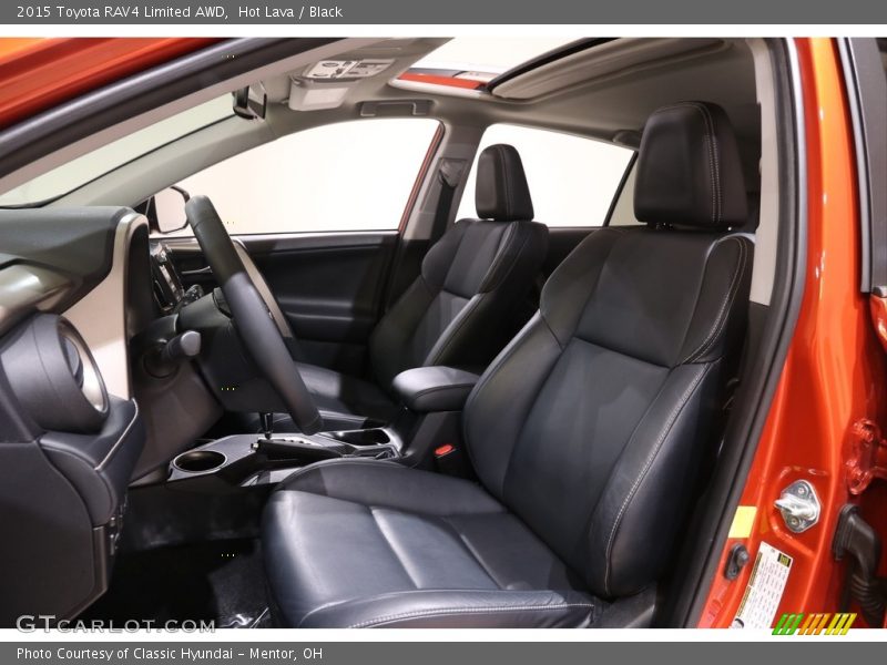 Hot Lava / Black 2015 Toyota RAV4 Limited AWD
