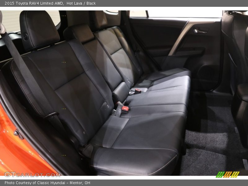 Hot Lava / Black 2015 Toyota RAV4 Limited AWD