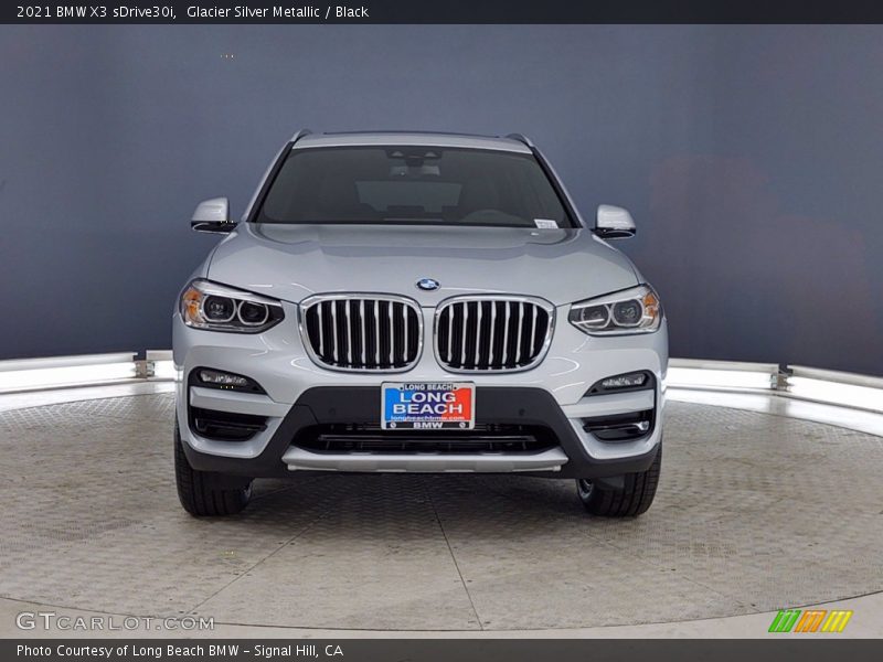 Glacier Silver Metallic / Black 2021 BMW X3 sDrive30i