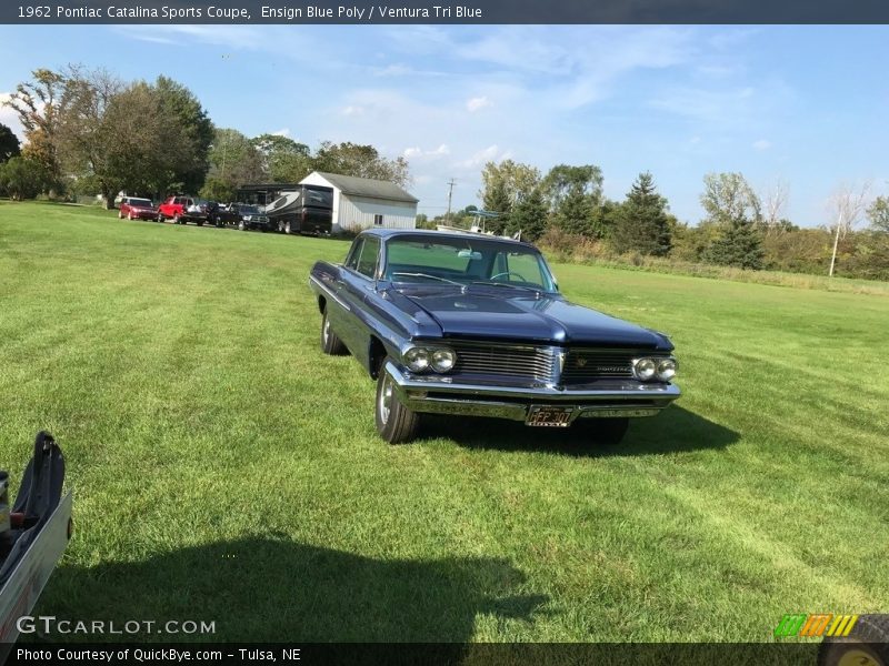 Ensign Blue Poly / Ventura Tri Blue 1962 Pontiac Catalina Sports Coupe
