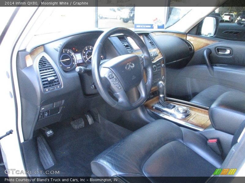  2014 QX80  Graphite Interior