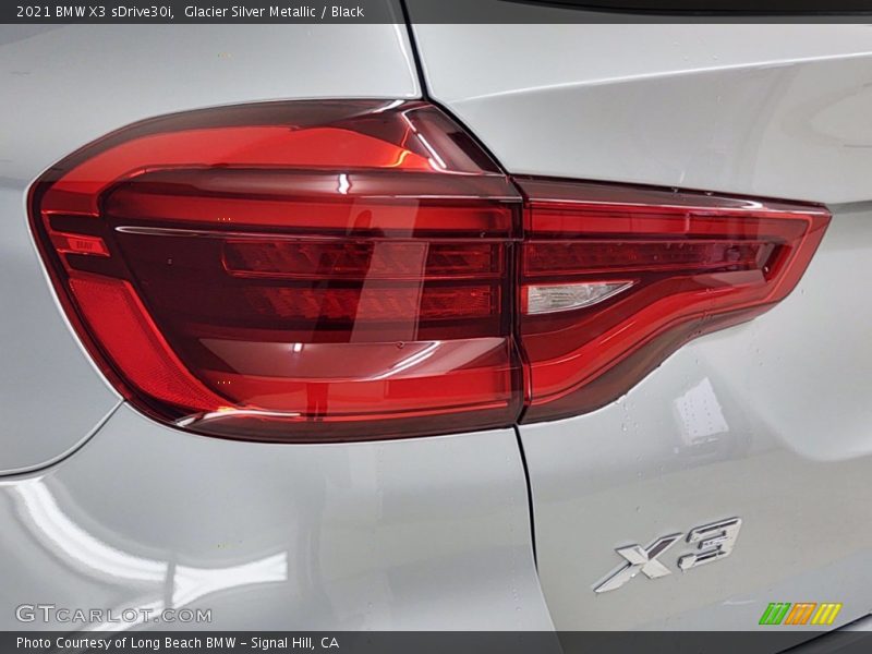 Glacier Silver Metallic / Black 2021 BMW X3 sDrive30i