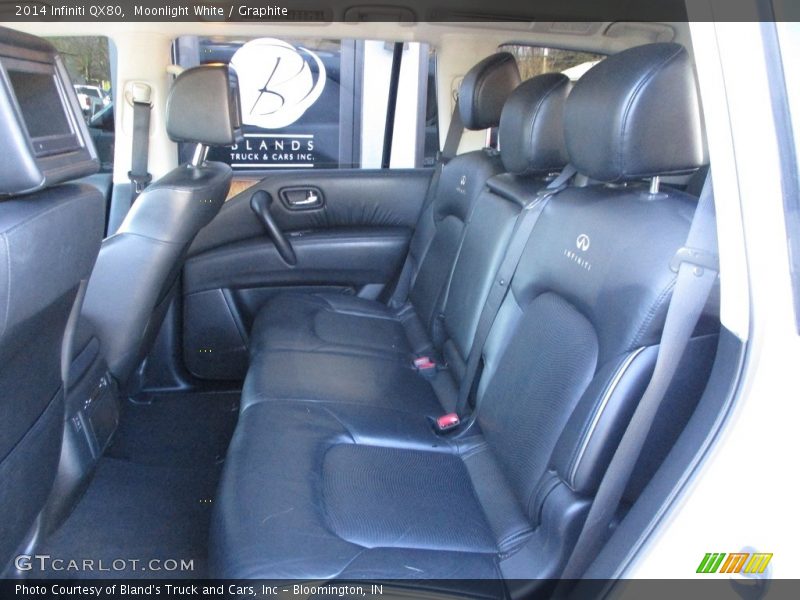 Rear Seat of 2014 QX80 