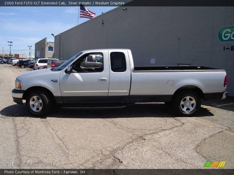 Silver Metallic / Medium Graphite 2000 Ford F150 XLT Extended Cab