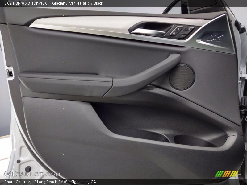 Glacier Silver Metallic / Black 2021 BMW X3 sDrive30i