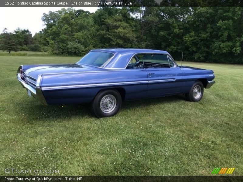 Ensign Blue Poly / Ventura Tri Blue 1962 Pontiac Catalina Sports Coupe