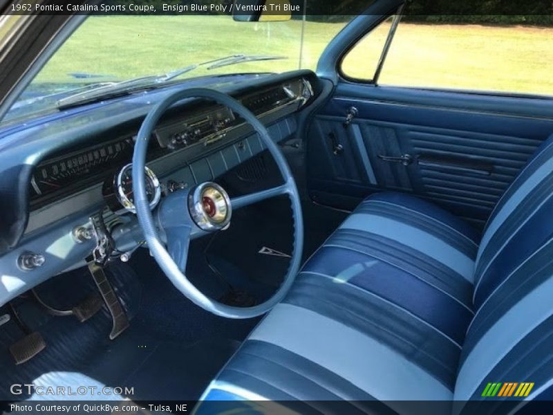  1962 Catalina Sports Coupe Ventura Tri Blue Interior