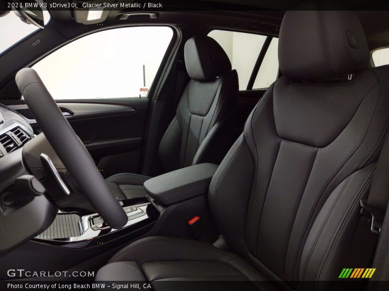 Glacier Silver Metallic / Black 2021 BMW X3 sDrive30i