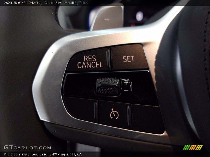 Glacier Silver Metallic / Black 2021 BMW X3 sDrive30i
