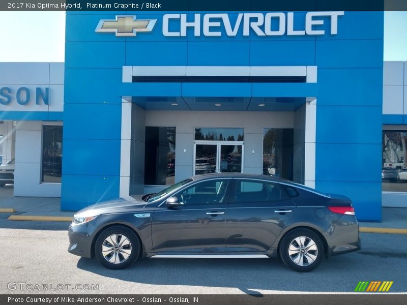 Platinum Graphite / Black 2017 Kia Optima Hybrid