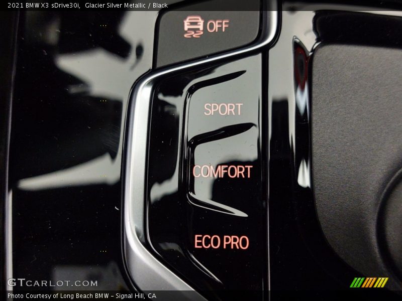 Glacier Silver Metallic / Black 2021 BMW X3 sDrive30i
