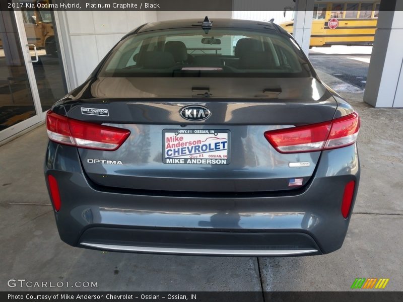 Platinum Graphite / Black 2017 Kia Optima Hybrid