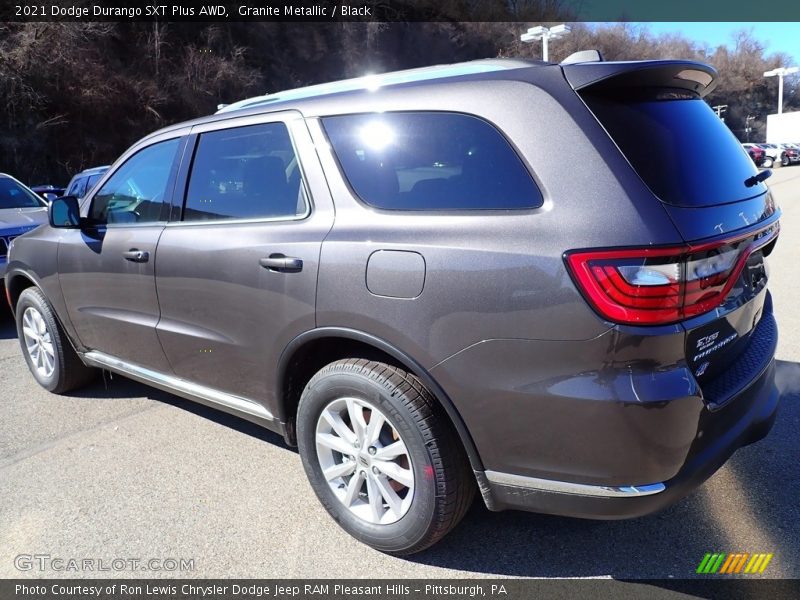 Granite Metallic / Black 2021 Dodge Durango SXT Plus AWD