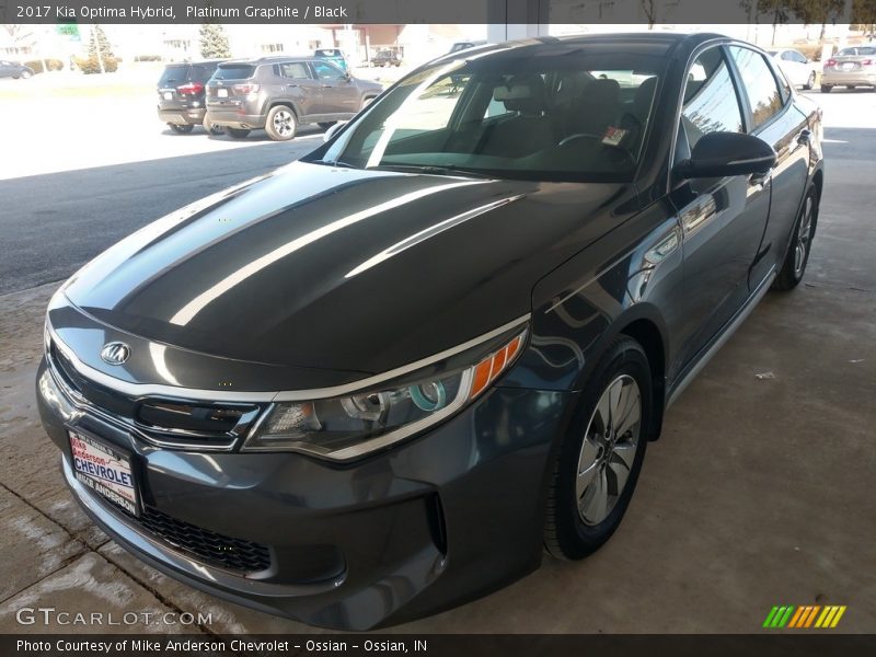 Platinum Graphite / Black 2017 Kia Optima Hybrid