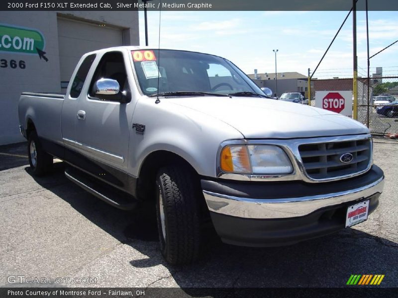 Silver Metallic / Medium Graphite 2000 Ford F150 XLT Extended Cab