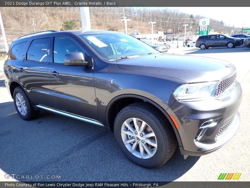 Granite Metallic / Black 2021 Dodge Durango SXT Plus AWD