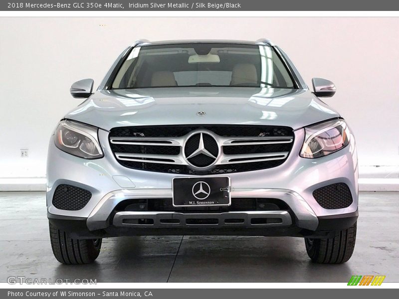 Iridium Silver Metallic / Silk Beige/Black 2018 Mercedes-Benz GLC 350e 4Matic