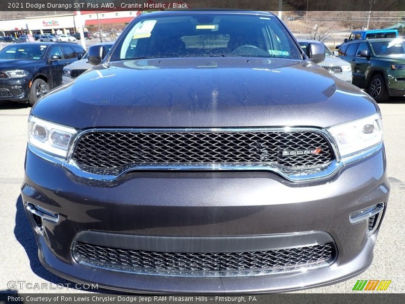 Granite Metallic / Black 2021 Dodge Durango SXT Plus AWD