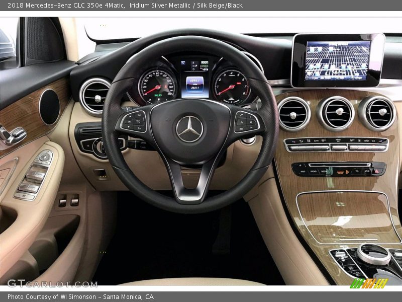 Iridium Silver Metallic / Silk Beige/Black 2018 Mercedes-Benz GLC 350e 4Matic