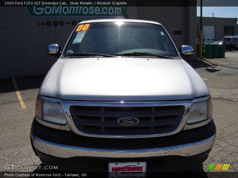 Silver Metallic / Medium Graphite 2000 Ford F150 XLT Extended Cab