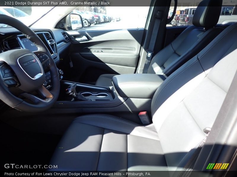 Granite Metallic / Black 2021 Dodge Durango SXT Plus AWD