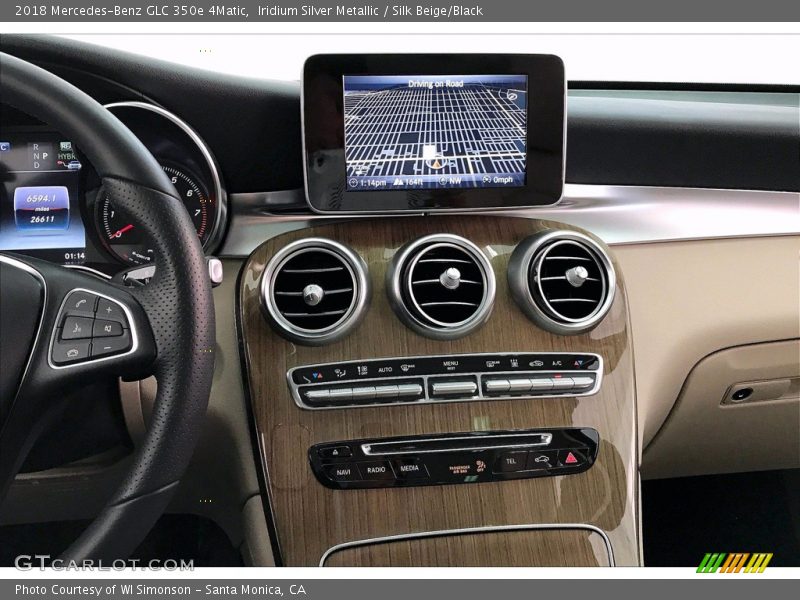 Iridium Silver Metallic / Silk Beige/Black 2018 Mercedes-Benz GLC 350e 4Matic