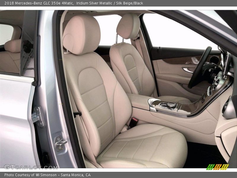 Iridium Silver Metallic / Silk Beige/Black 2018 Mercedes-Benz GLC 350e 4Matic