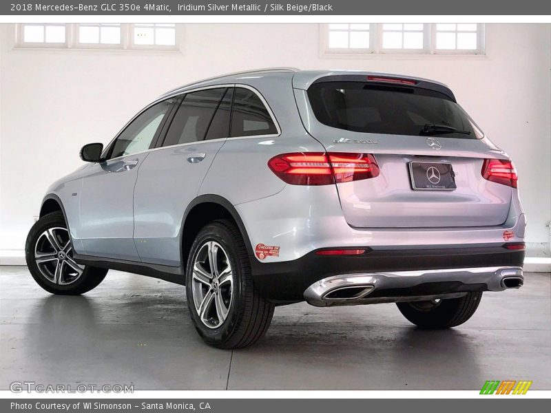 Iridium Silver Metallic / Silk Beige/Black 2018 Mercedes-Benz GLC 350e 4Matic