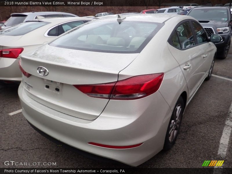 Mineral Beige / Beige 2018 Hyundai Elantra Value Edition