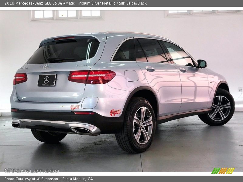 Iridium Silver Metallic / Silk Beige/Black 2018 Mercedes-Benz GLC 350e 4Matic