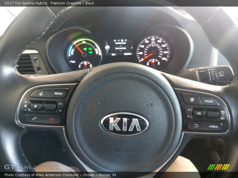 Platinum Graphite / Black 2017 Kia Optima Hybrid