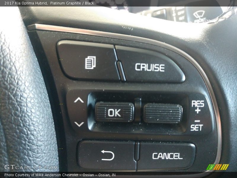Platinum Graphite / Black 2017 Kia Optima Hybrid