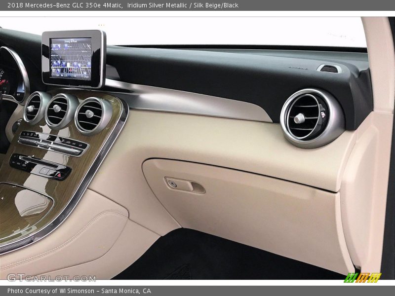 Iridium Silver Metallic / Silk Beige/Black 2018 Mercedes-Benz GLC 350e 4Matic