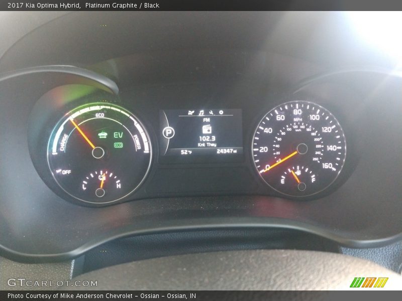 Platinum Graphite / Black 2017 Kia Optima Hybrid