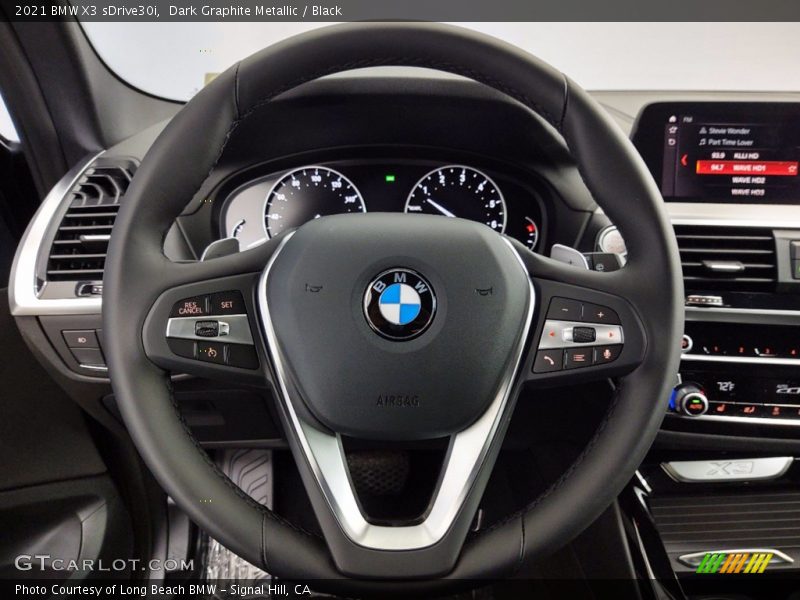 Dark Graphite Metallic / Black 2021 BMW X3 sDrive30i